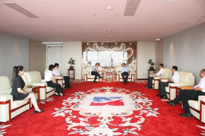 宁夏银行西安分行行长哈晓刚一行到访新葡的京集团350vip8888股份 宁夏银行西安分行行长哈晓刚一行到访新葡的京集团350vip8888股份