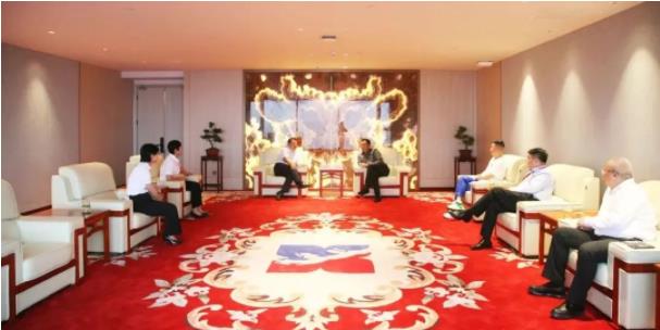 为银企合作添智赋能 | 浙商银行西安分行行长沈建峰一行到访新葡的京集团350vip8888股份