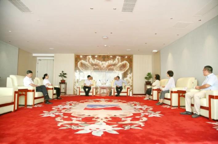 西北大学领导莅临新葡的京集团350vip8888股份考察交流