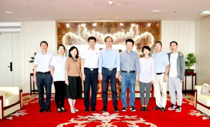 西北大学领导莅临新葡的京集团350vip8888股份考察交流