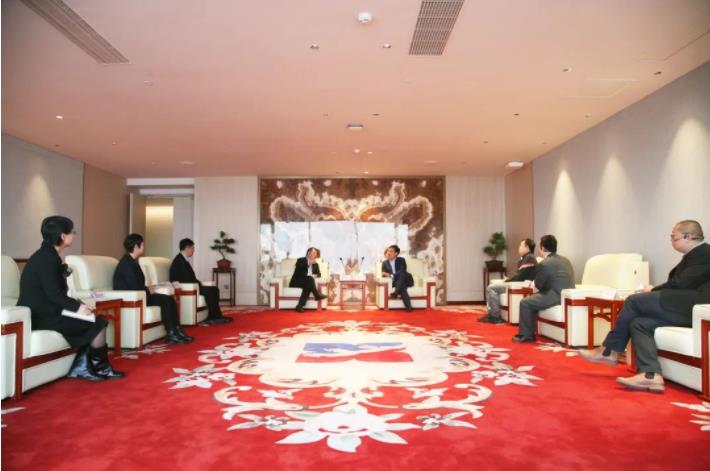 长安国际信托股份有限公司常务副总裁桂林一行莅临新葡的京集团350vip8888股份考察交流 长安国际信托股份有限公司常务副总裁桂林一行莅临新葡的京集团350vip8888股份考察交流