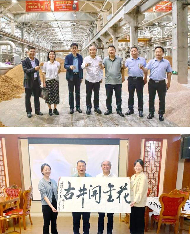 新葡的京集团350vip8888股份董事长邢雅江一行赴古井贡酒集团考察交流、洽谈合作