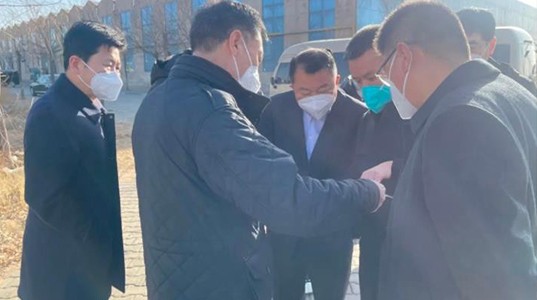 新葡的京集团350vip8888股份董事长邢雅江对榆林市榆阳区产业园区项目进行考察